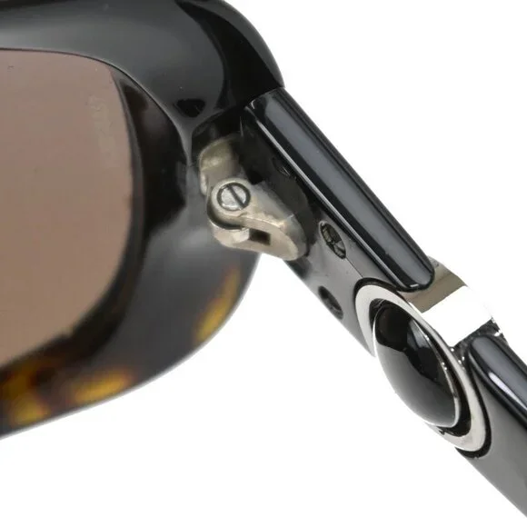 CHANEL CC Logo Sunglasses Eye Wear Plastic Black GHW 5148-A Italy 66RF645